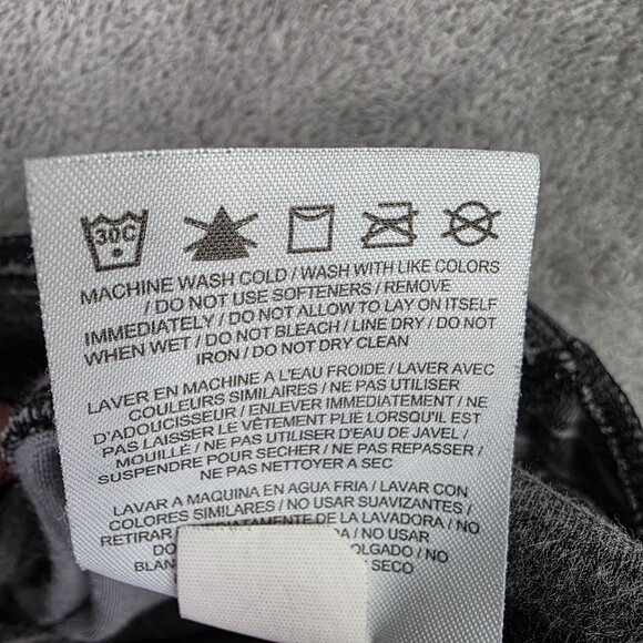 Womens Nike Dri-Fit Gray Striped Athletic Leggings Ankle Cotton Blend Size S - Picture 10 of 11